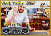 Black Pirate´s Bunter Plattenteller
